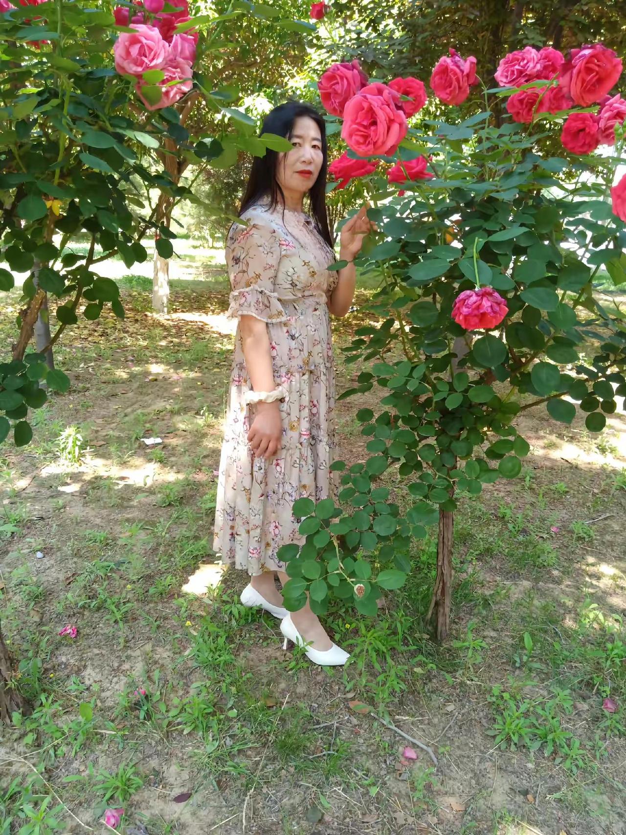 碎花连衣裙穿搭 春日赏花日常