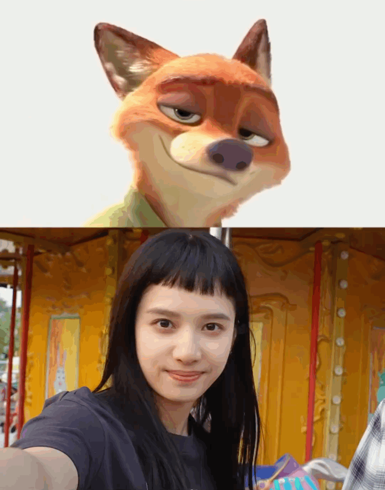 檀健次张婧仪模仿的朱迪尼克，檀健次呆呆的，张婧仪刘海有点der[允悲] ​​​