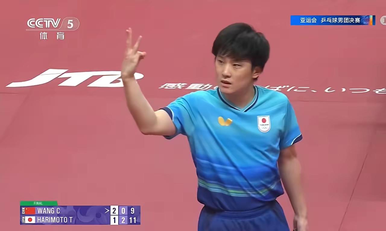 太嚣张了！张本智和在赢下王楚钦后做的手势动作就是明目张胆的挑衅！

在昨天的男团