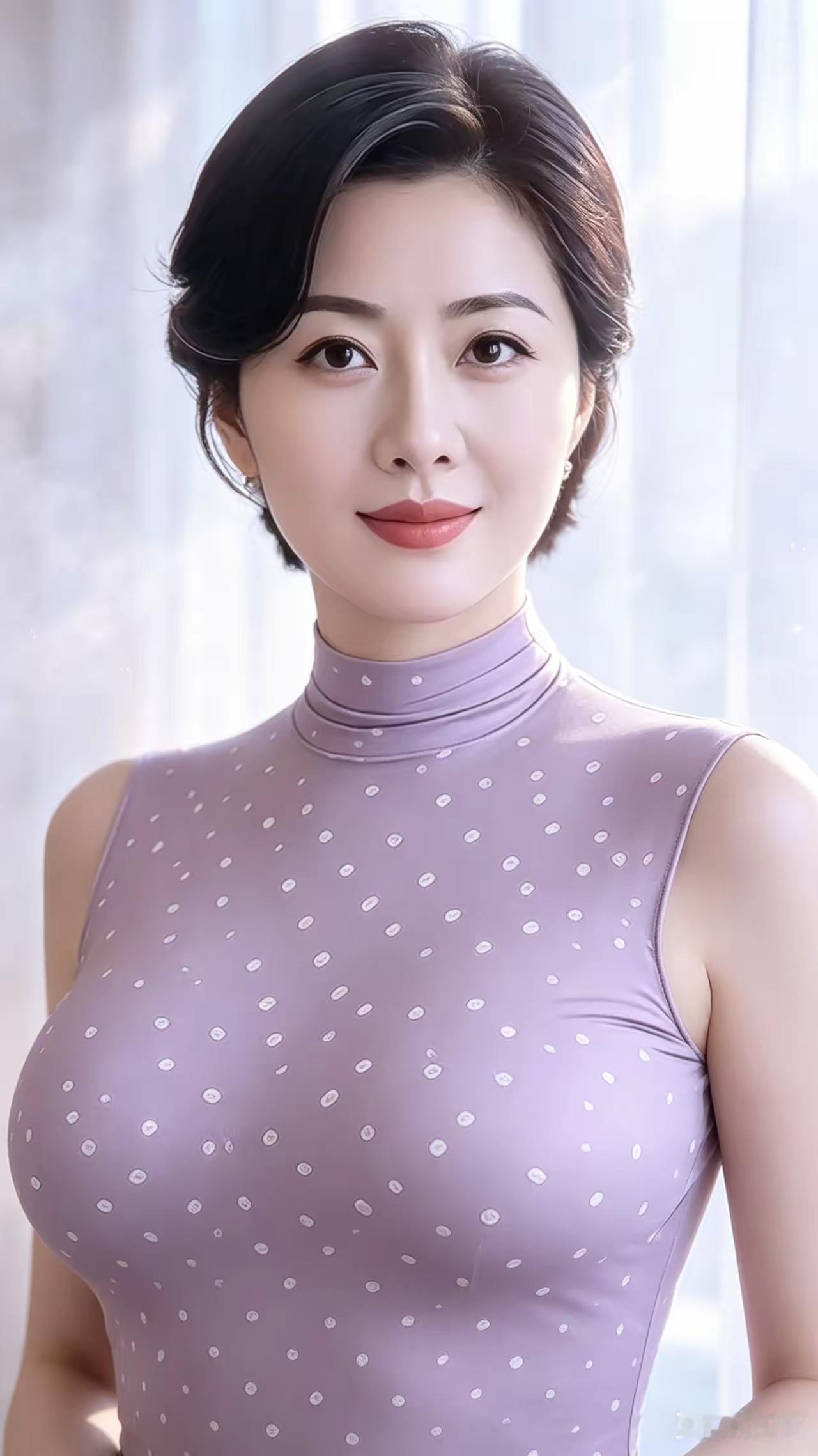 成熟稳重的美女你喜欢吗? 
成熟稳重的美女谁能不爱呢？
就像前央视主持人周涛，颜
