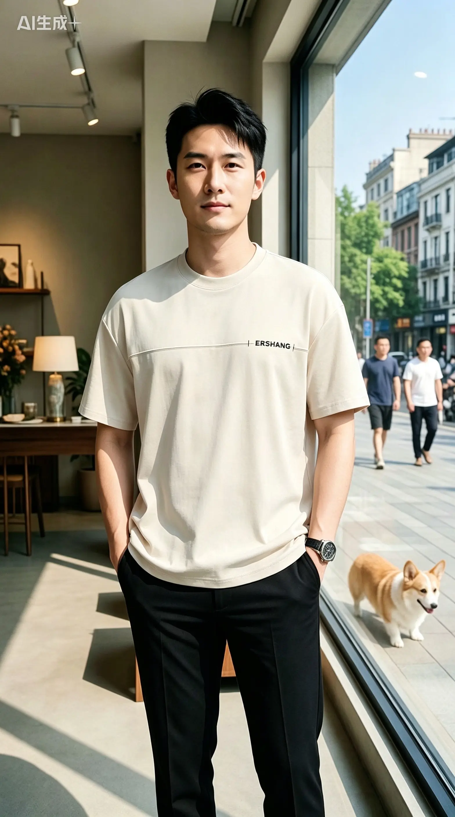 潮牌大码胖子宽松落休闲体恤