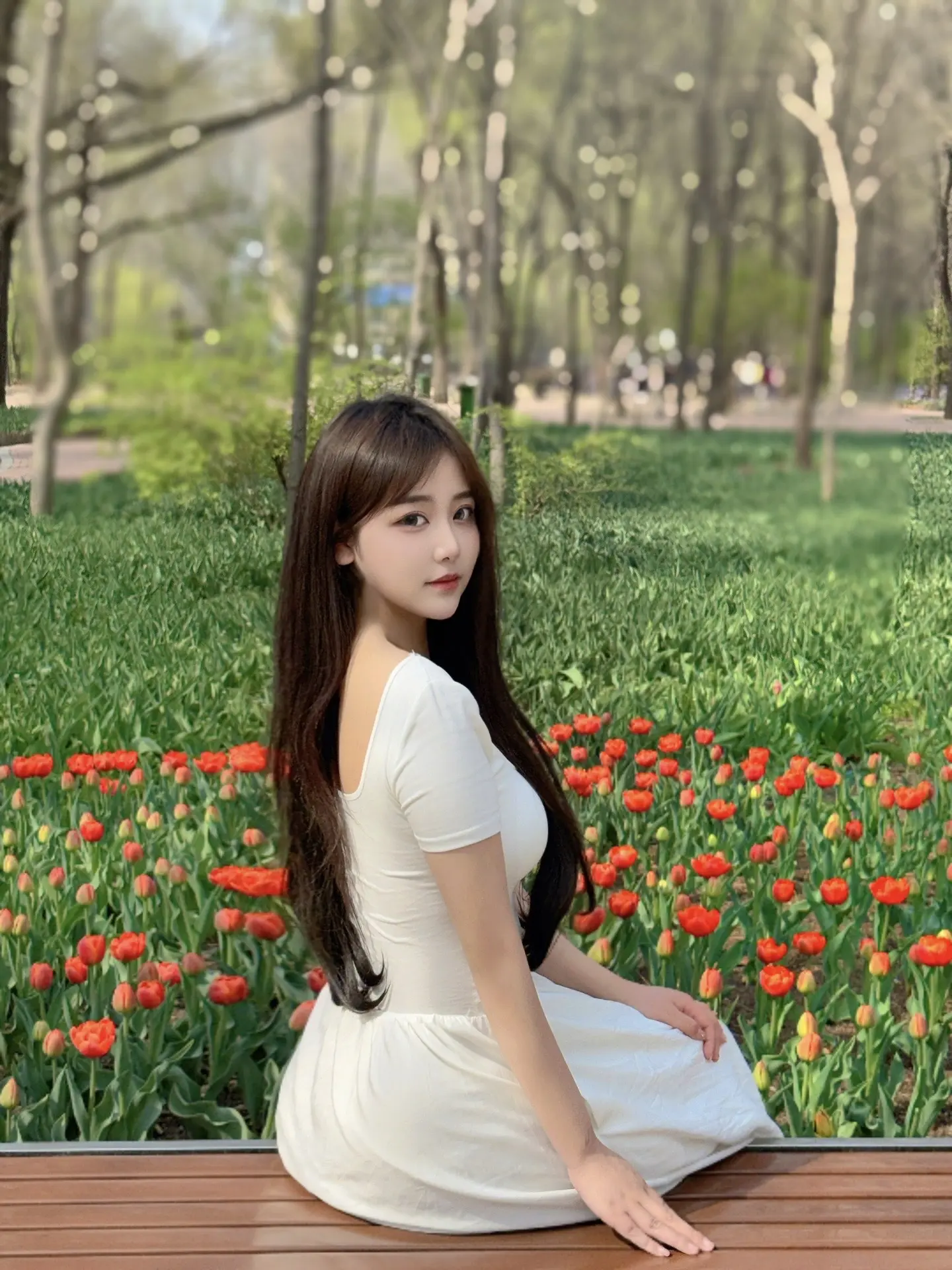 郁金香。郁金香 哪有妹妹的浴巾香