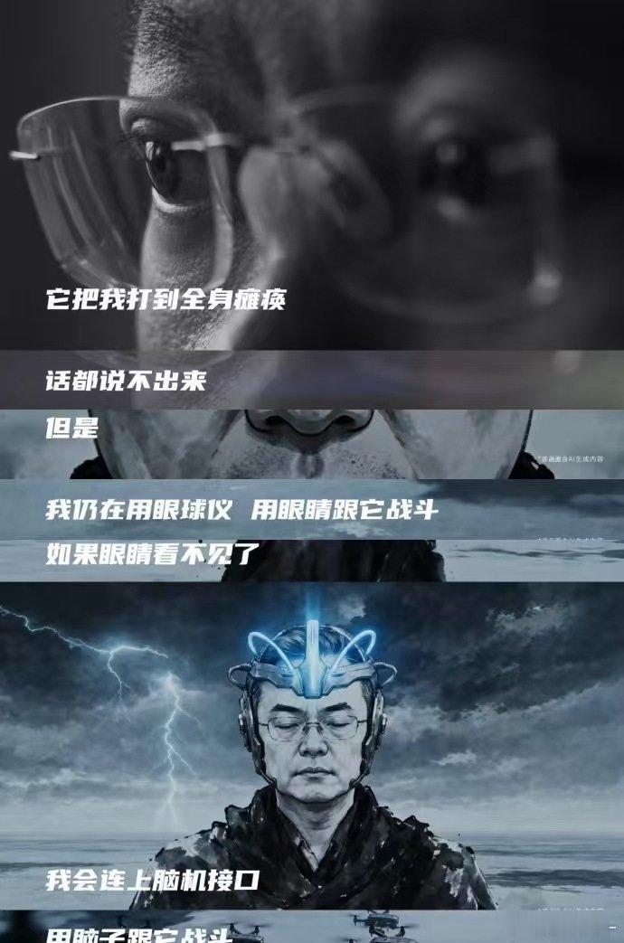 蔡磊回应倾家荡产救自己被称自私深耕渐冻症研究惠及无数患者，自救从非自私，倾尽心力