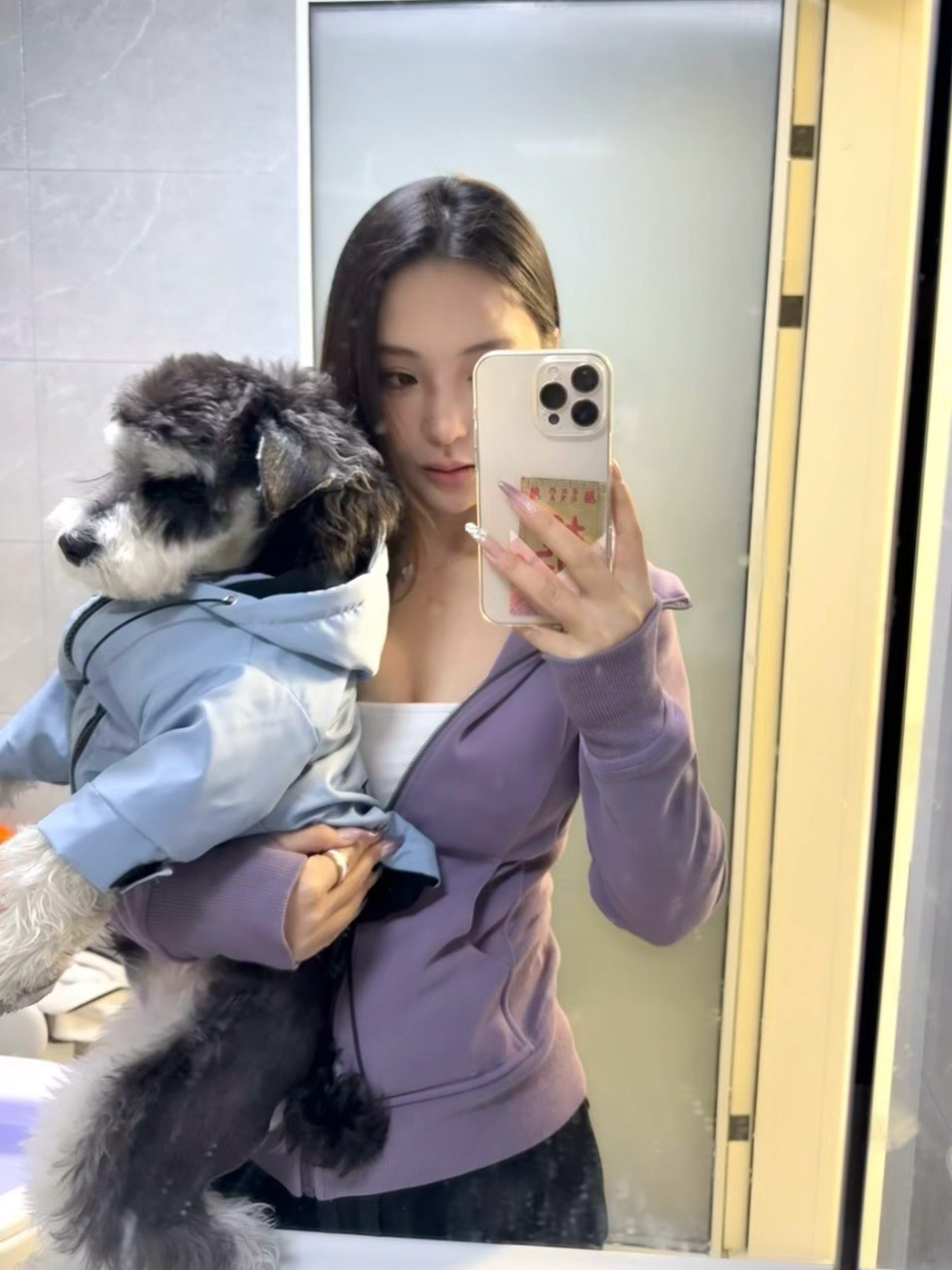 妹妹说紫色很有韵味💜  ​​​