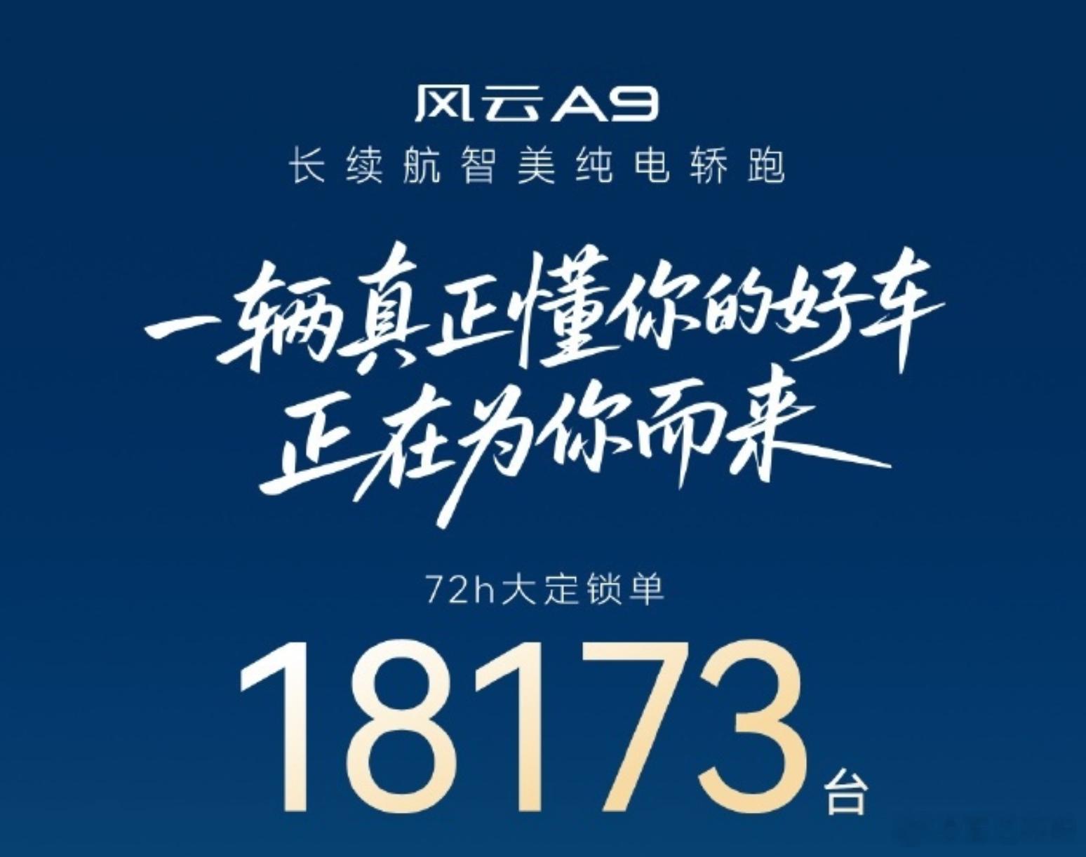 开启预售72小时锁单1.8万台，风云A9凭啥能卖爆单？7月9日，奇瑞风云A9正式