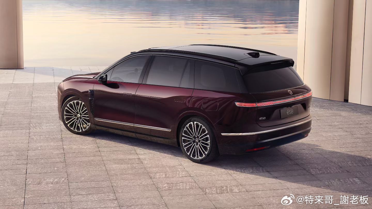 蔚来ES8上新色「M42 星云红」之前仅为EC7和ET9可选特来哥蔚来es8
