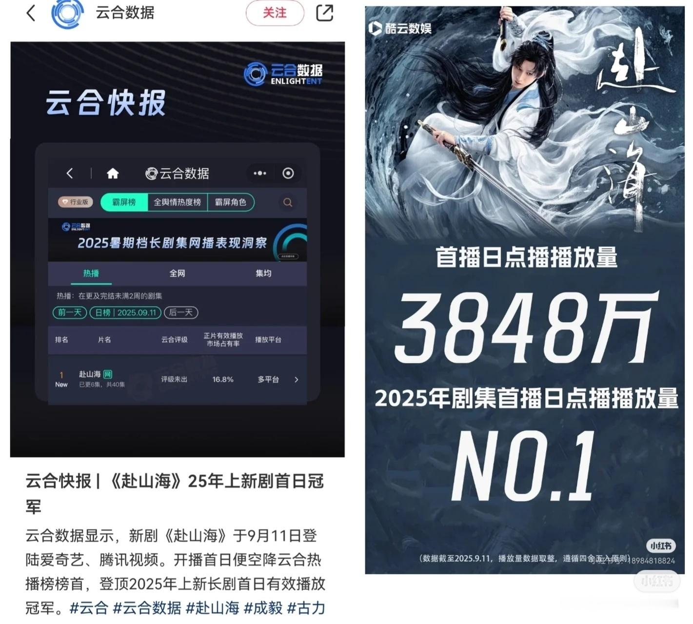 每次看别人吹首日云合，就不得不感叹一下，成毅伟大！赴山海伟大！ 