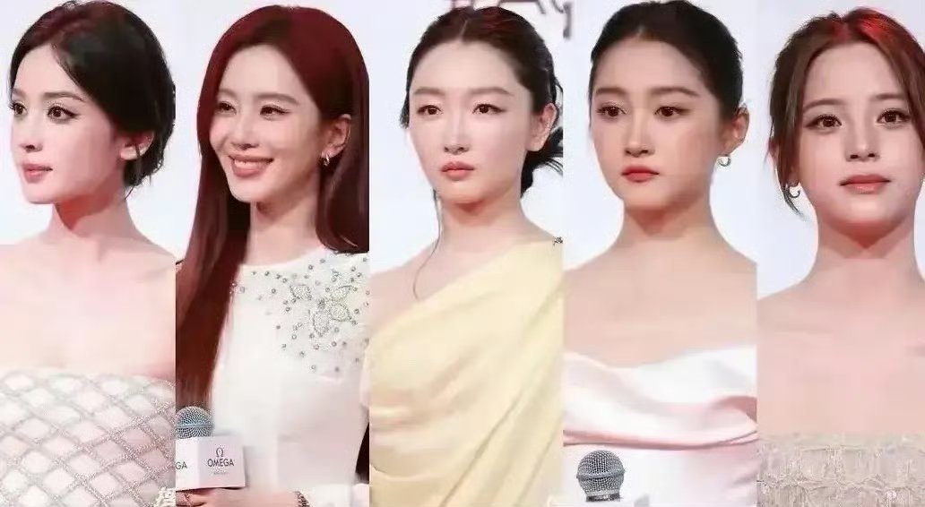 在灯光昏暗的时候，大家都看着挺普通，可灯光一亮，差异立马就显现出来了。谁能想到呢