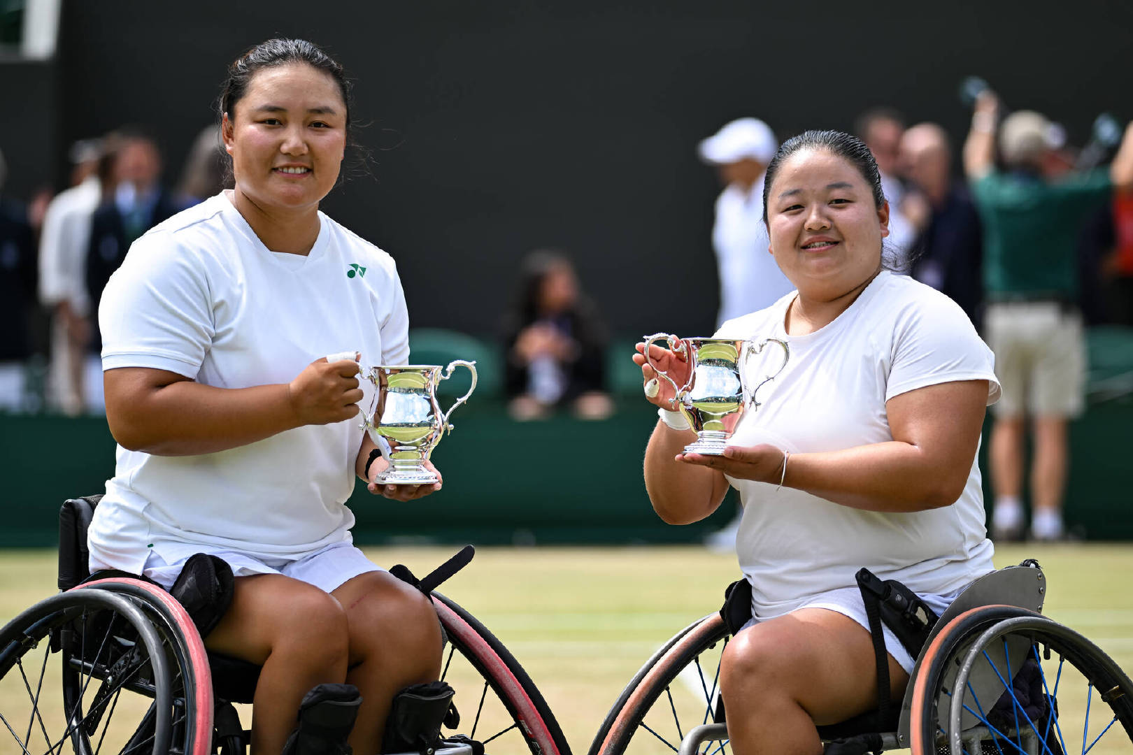 温网2025第十四比赛日中国选手战报🇨🇳🏆李晓辉/王紫莹 6-3 6-1 