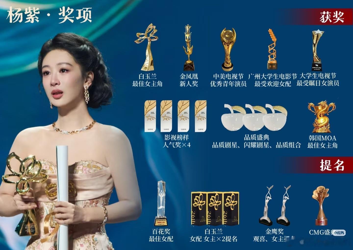 杨紫、迪丽热巴奖项的极致反差 ​​​
