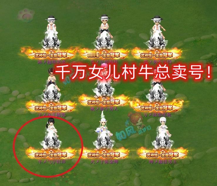 这次是真的卖了！雪山千万女儿村牛总卖号，一波顶级灵饰和净台神马上架，雪山服战队真