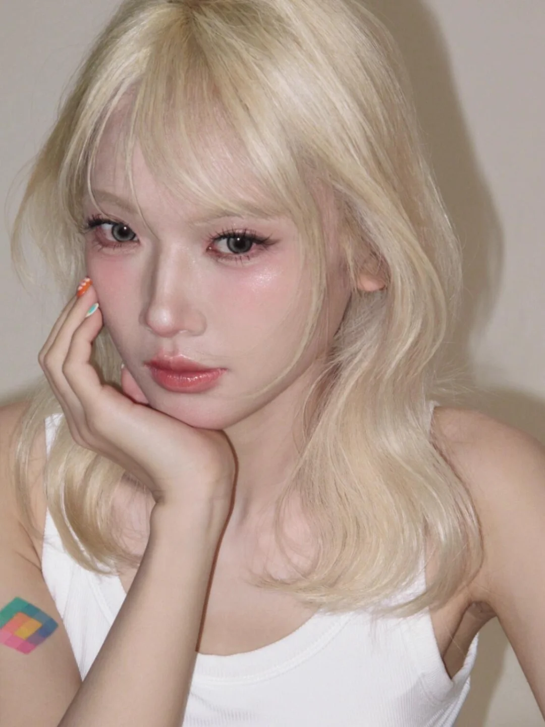 太原约妆｜韩系浅金发妆容，温柔又上镜✨