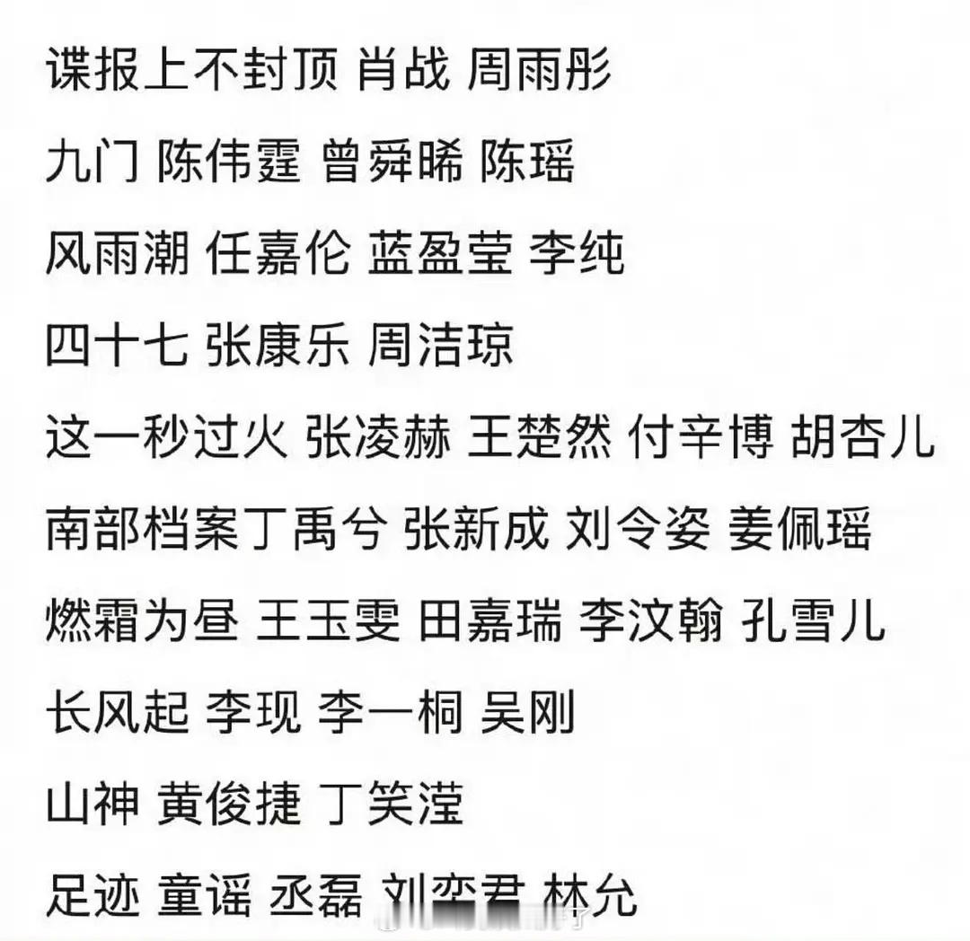 是不是古偶仙侠播不动了？平台开了一堆民国偶剧，民偶101要来了…[捂嘴哭] ​​