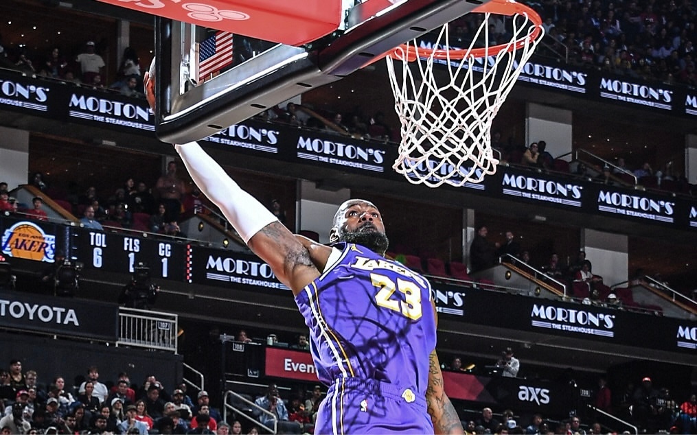 NBA球员评分 詹姆斯-我的评分：💯♾️洛杉矶湖人湖人vs火箭