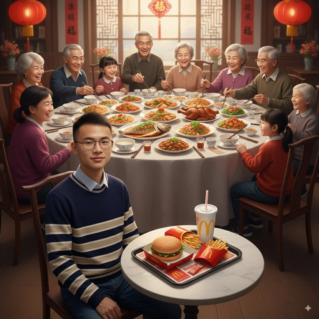 过年那天，户子家里应该是这种情况吧。