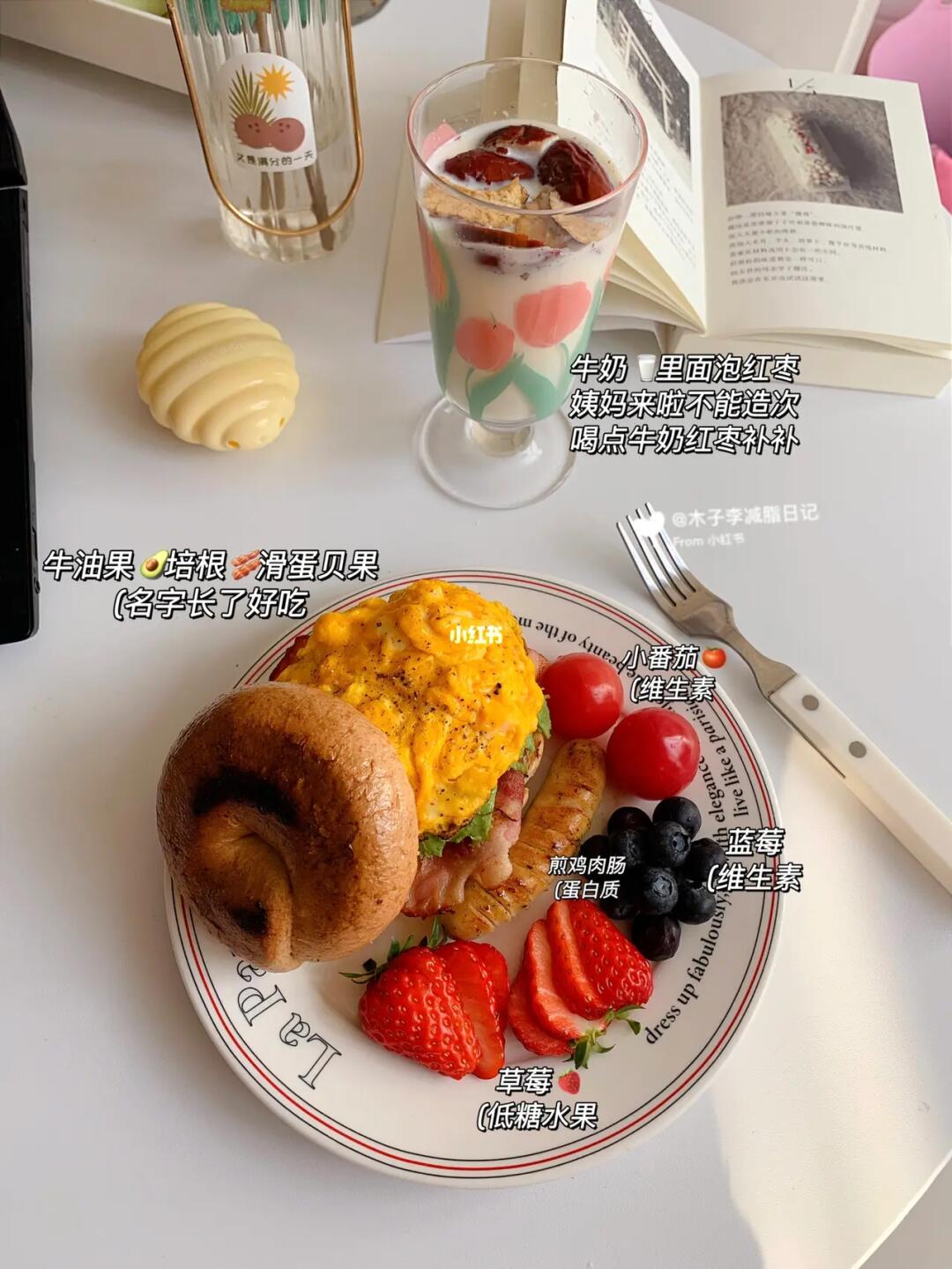 👧🏻已瘦29斤|早餐分享|在家减脂纯饮食！