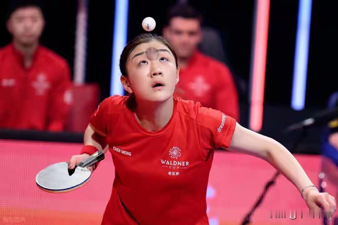 两场比赛一局不失，大家是不是被低调的陈梦给骗了？

12日中午，在全运会乒乓球一