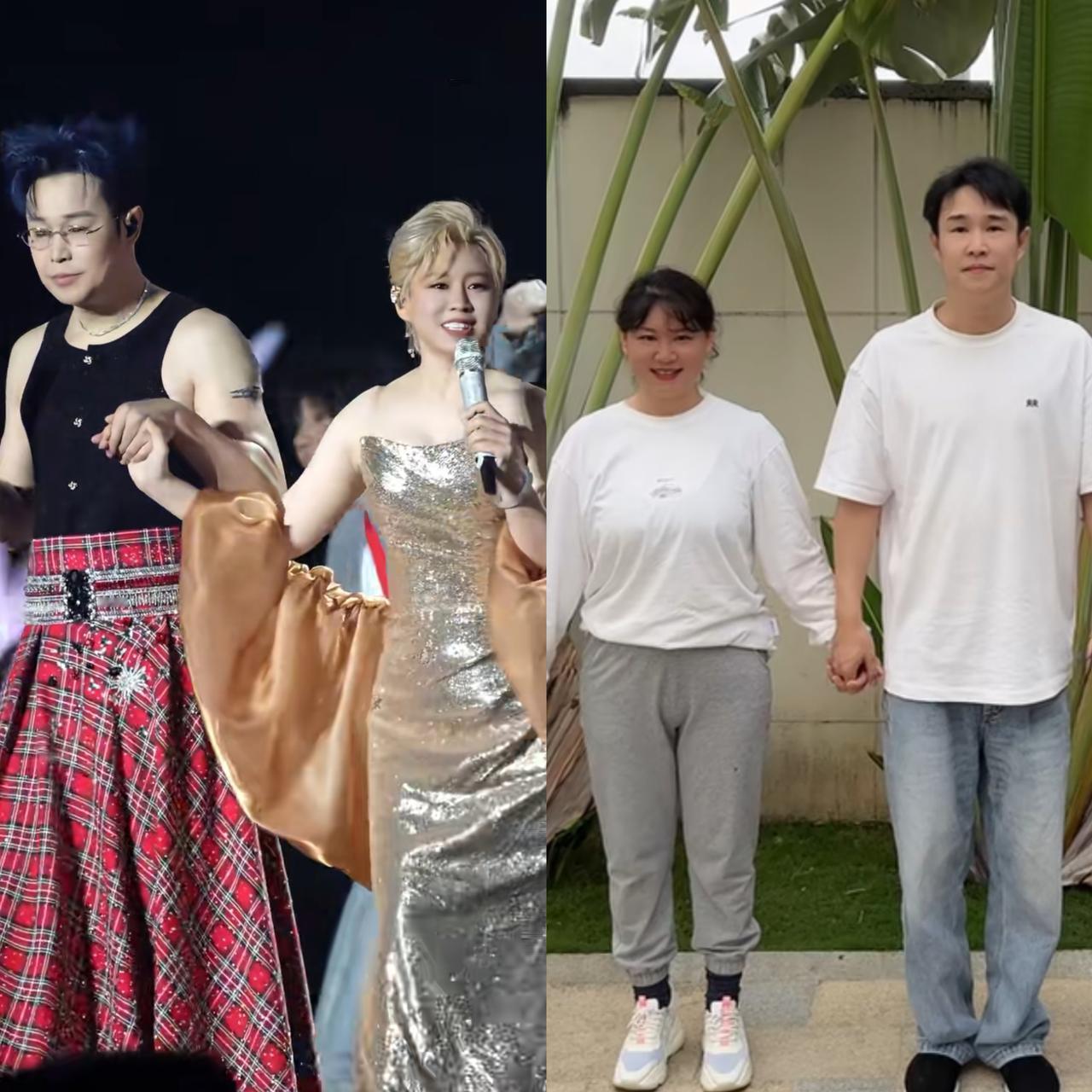 沈春阳这几年瘦了好多。有一句话说得特别对，无论男女，都要提升自己，特别是当你的另