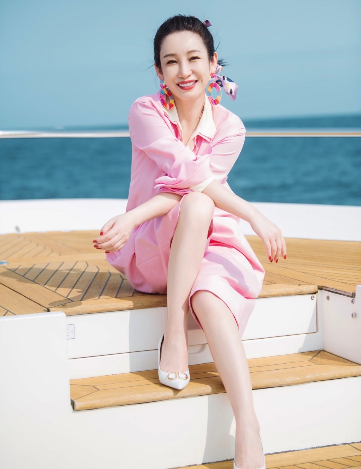 【人像摄影】演员秦海璐。秦海璐瀑布耳坠秦海璐我的美丽妈咪来了