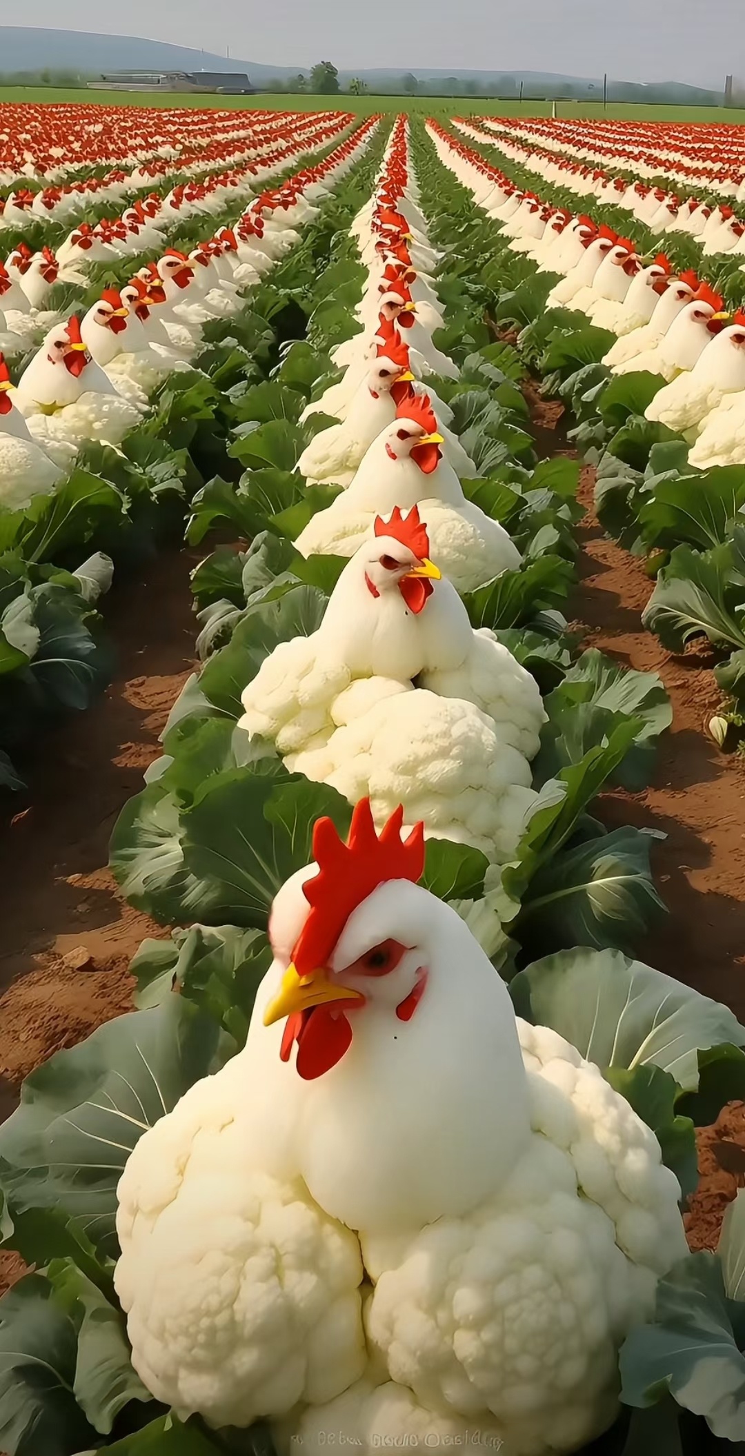 有机菜花，动物包菜、大白花菜。这也太好看了吧[允悲][允悲][允悲] ​​​