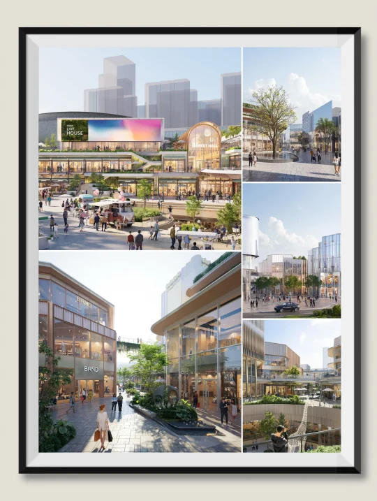 弘坊进度加快🔜招商中心封顶，签约潮来袭～