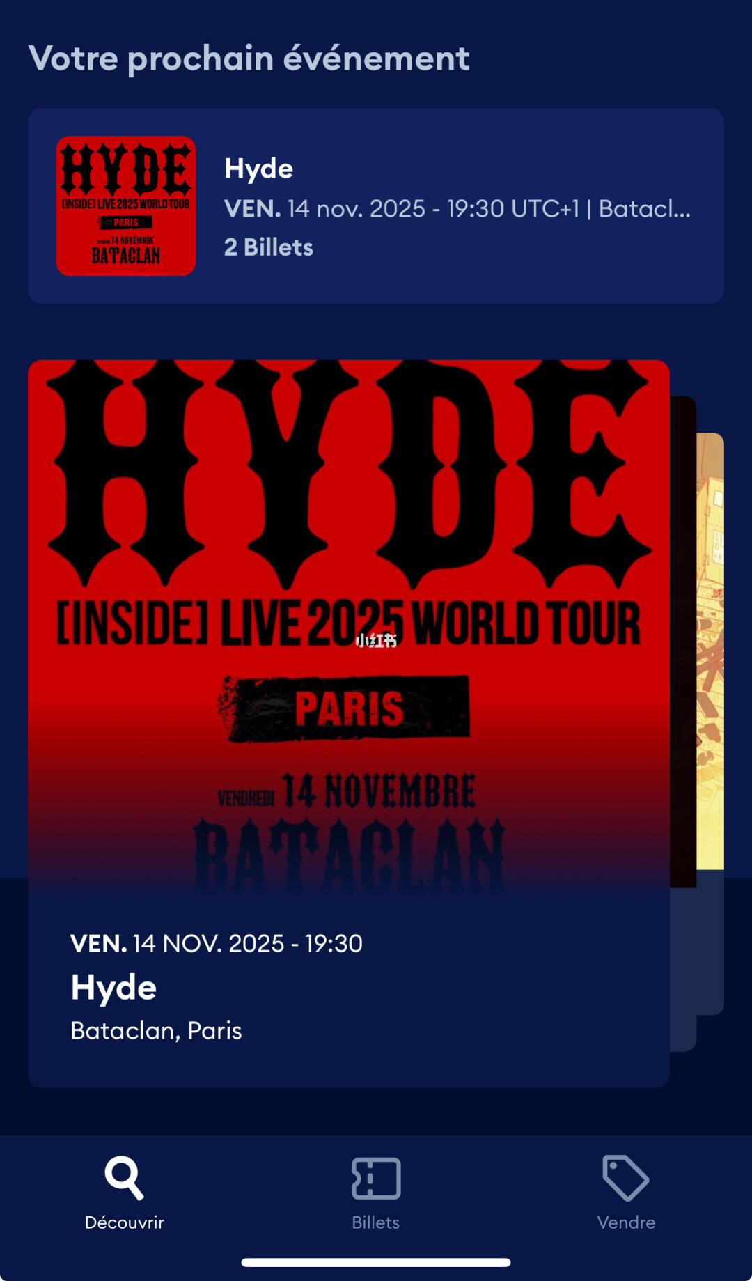 HYDE inside！巴黎站！