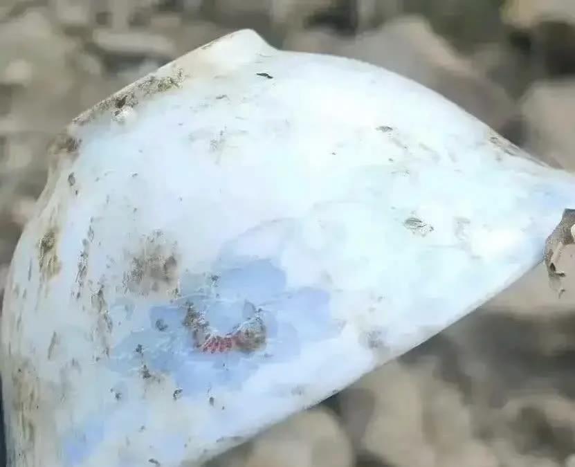 那天去地里干活，一不小心挖到了一个碗，埋得还挺深，保存得也很完好。

就是下面这