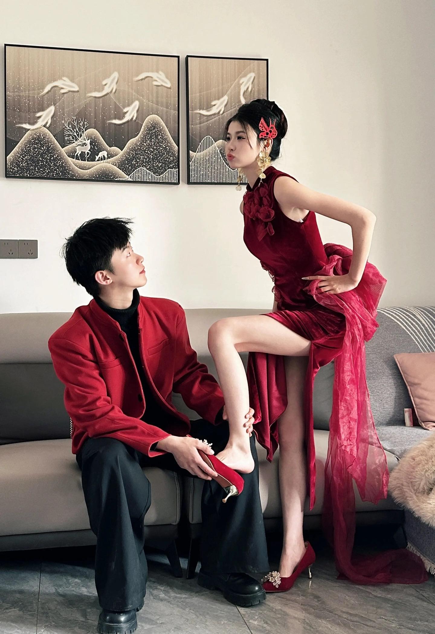 婚纱是你的理想 娶你回家是我的梦想 （图源 ）