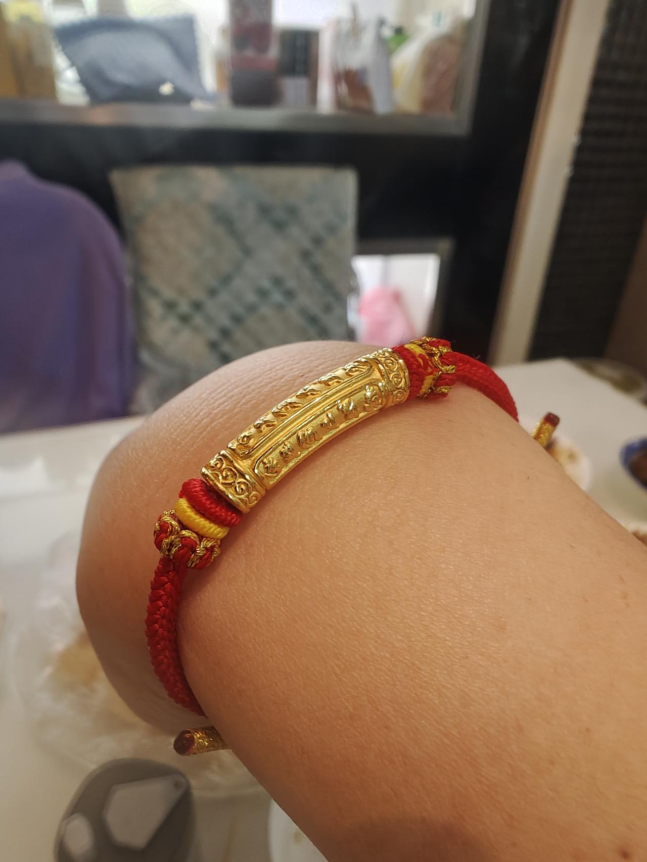 黄金转运柱，买回来一看，上面竟然刻着佛教六字真言，消灾祈福，平安发财柱 八字真言