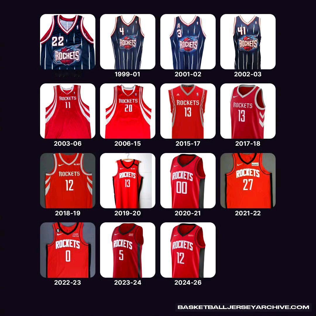 有NBA老球迷嘛，火箭是因为姚明才变成红色的吗？

姚明2002年夏天进火箭，原
