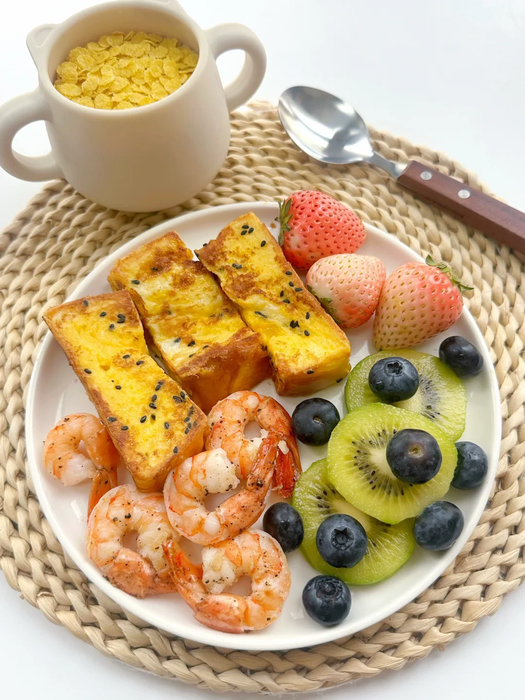 小朋友的早餐🌺春日早午餐水果brunch🌱