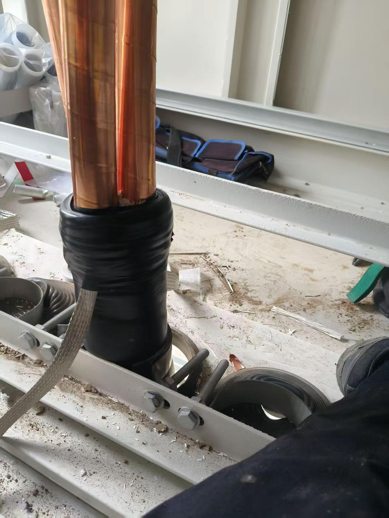 3M冷缩终端安装。