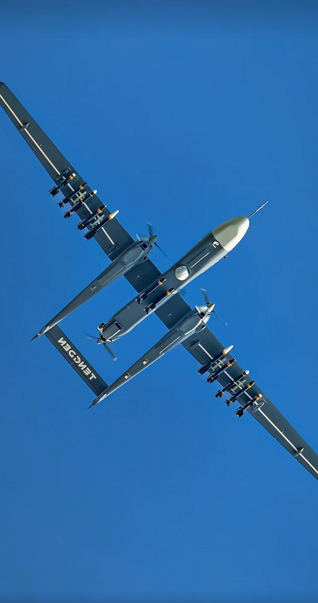 给🐸科普一下，拍摄台北101的双尾蝎无人机长这样，也就可以挂10几枚对地精确打