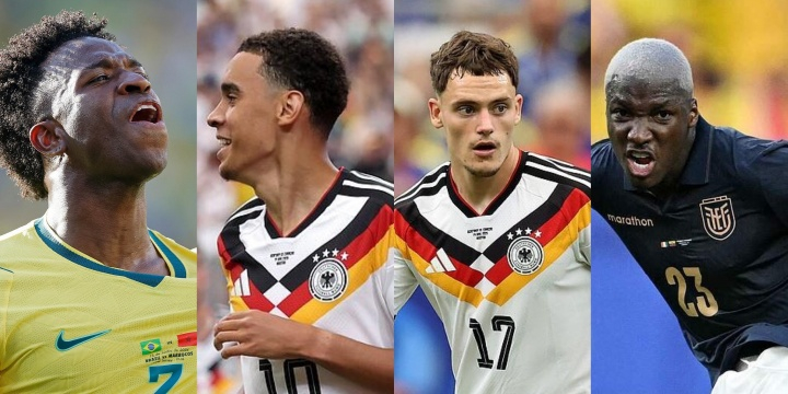【世界杯18位亿元先生4人已亮相：维尼修斯穆西亚拉破门 维尔茨助攻】直播吧06月