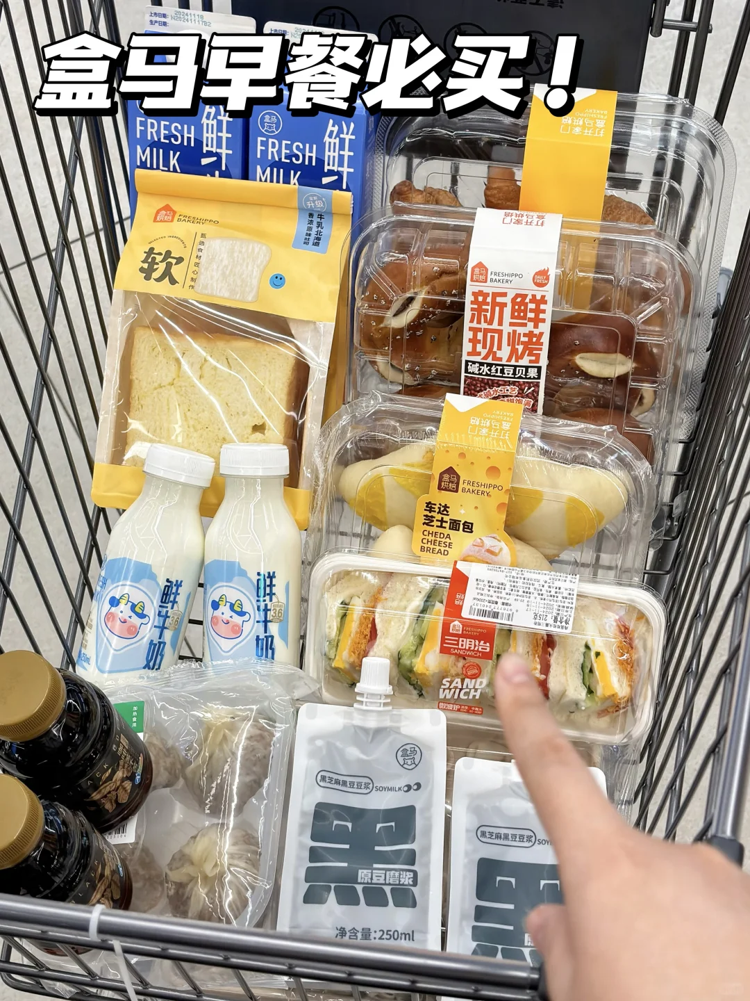 盒马早餐必买！专治牛马打工人纠结症🤣……