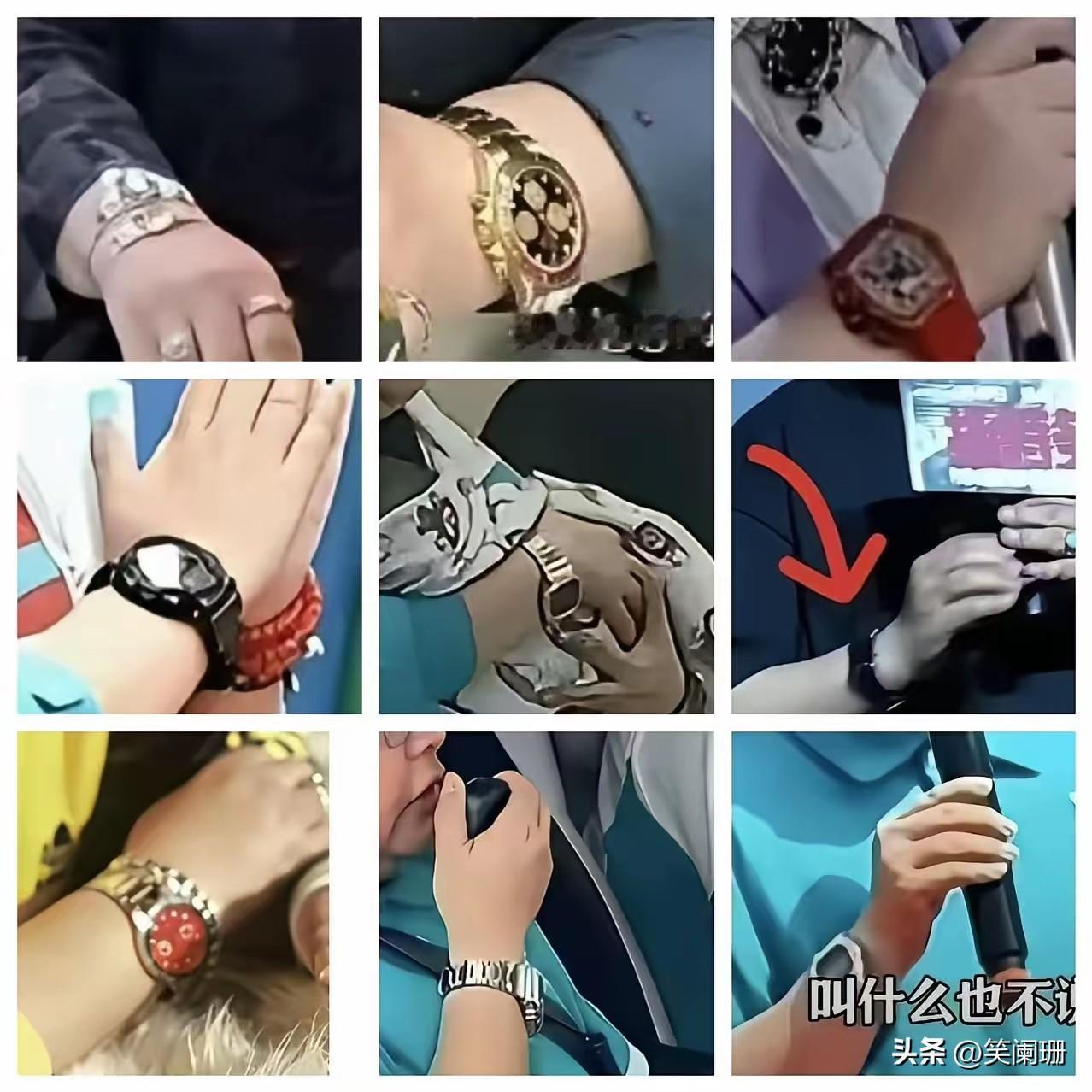 大家都看看慈善家韩红手上都戴的是什么表？价值是多少？
作为普通人就是挺好奇的，而