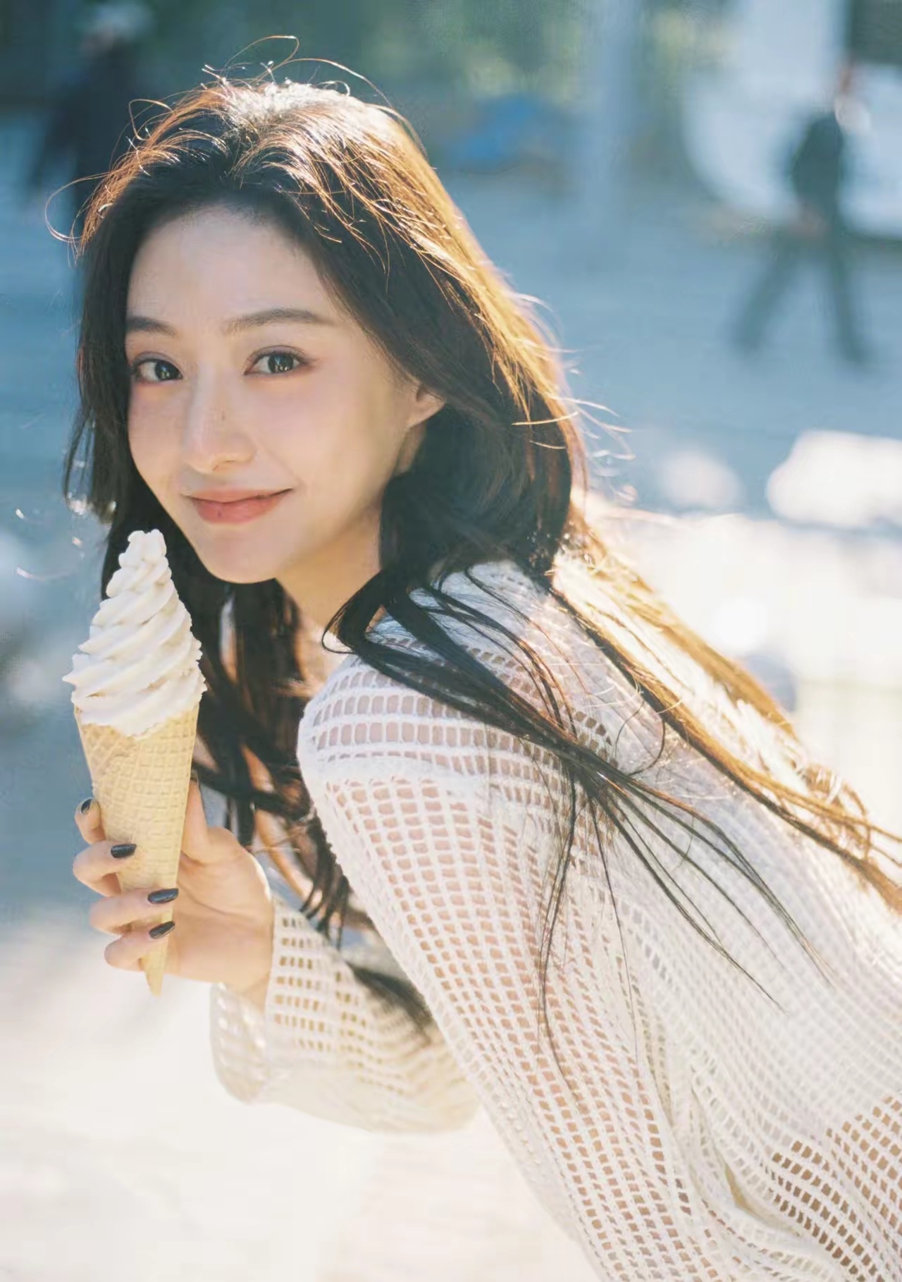 胡连馨可惜了像这种颜值又顶，又有辨识度的原生态美女娱乐圈也不多！