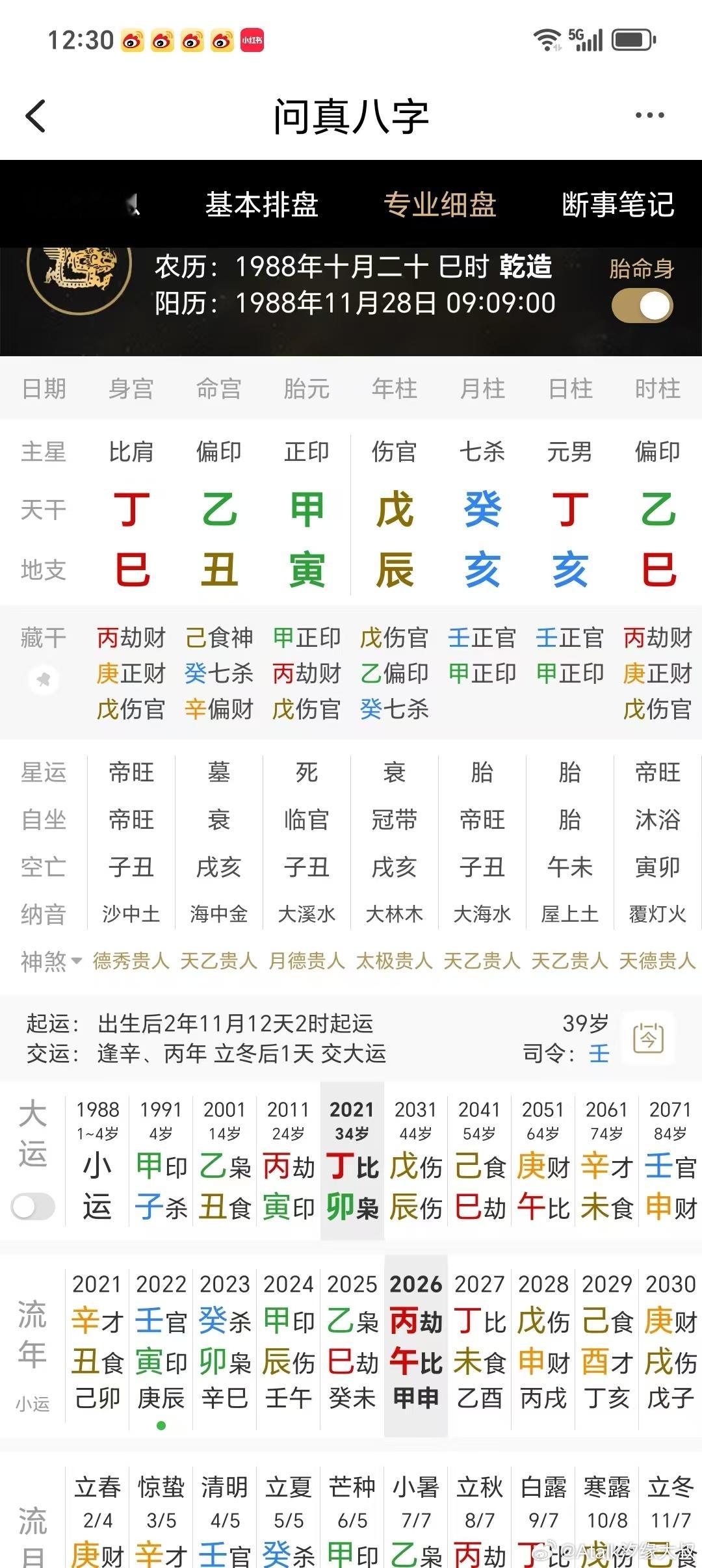 各位大神，批断下此人的身体情况：大家可以先在评论区留言，下午我揭晓答案并附上我自