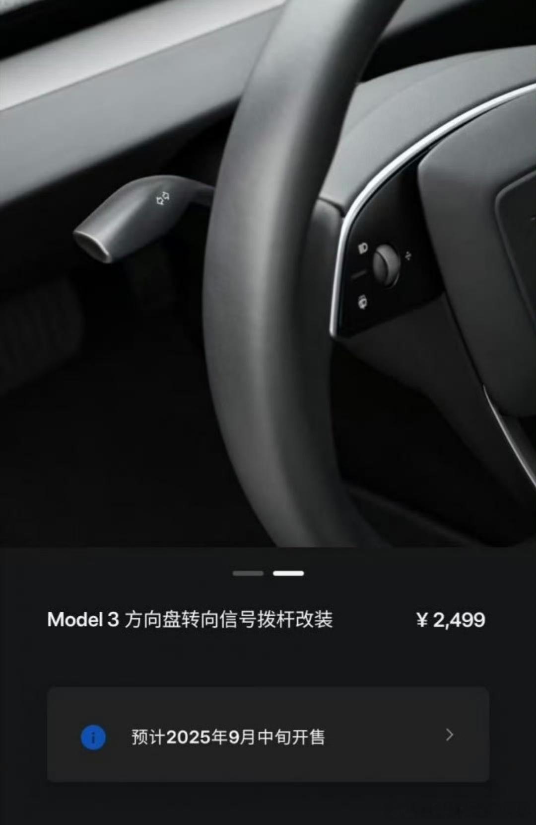 特斯拉ModelYL正式发布可以，转向拨杆2499[晕]我已经看见快进到刹车踏板