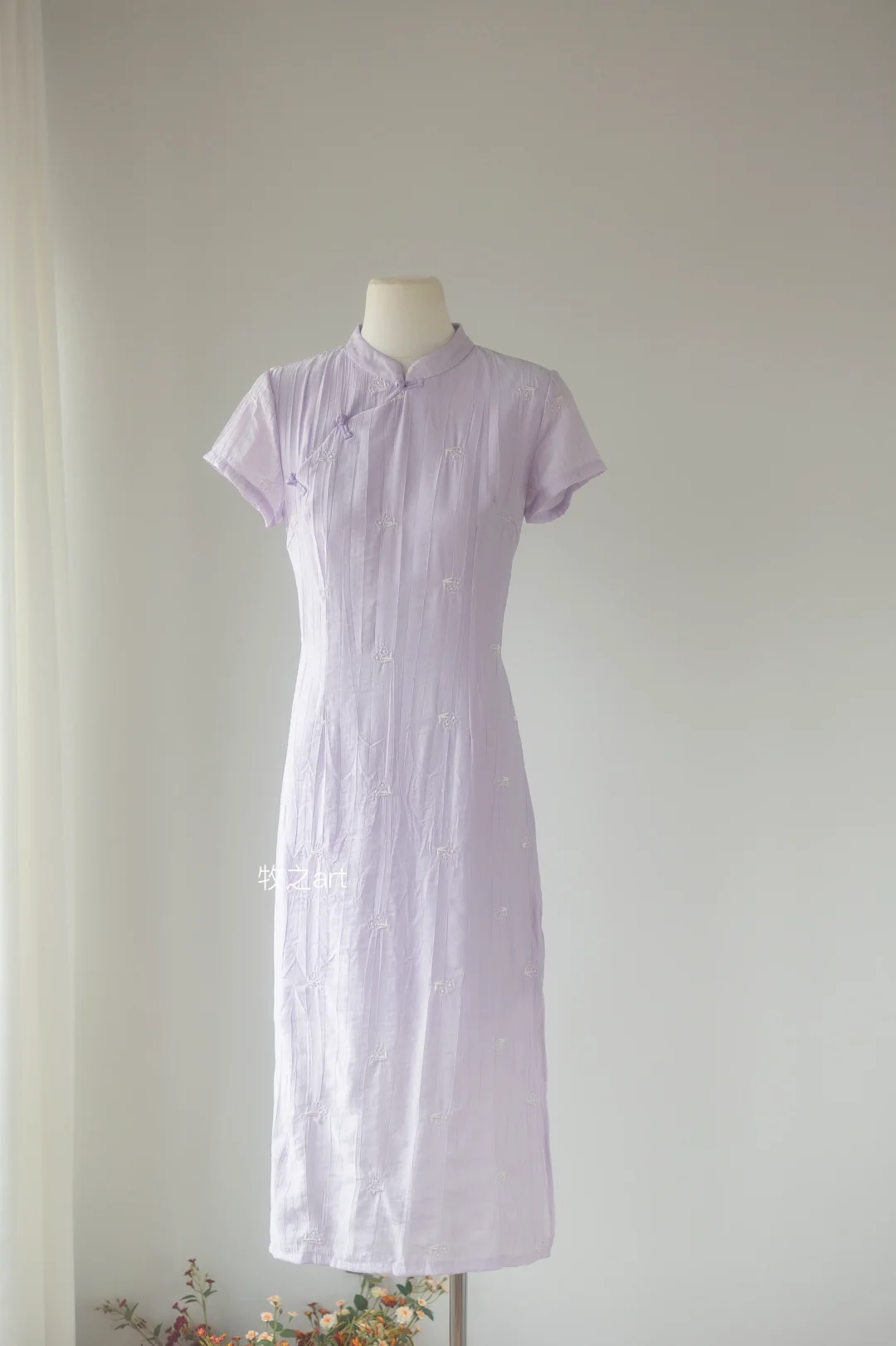 温柔国风紫旗旗袍｜少量现货