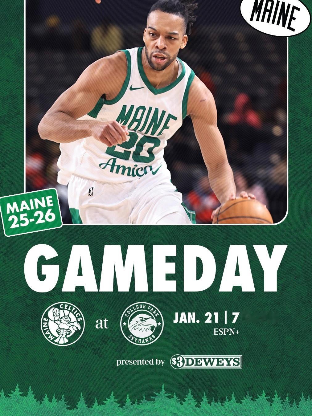缅因州凯尔特人 GAME DAY ! LET‘S GO CELTICS ☘️ ?