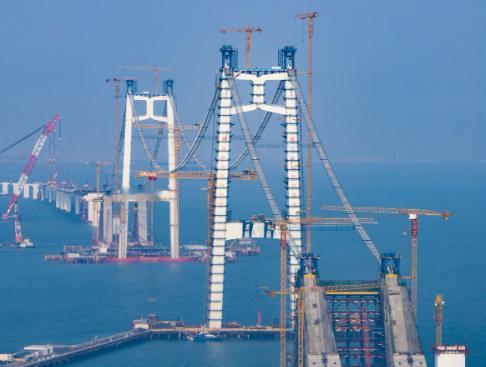 厦金大桥，我们照修不误。19.6公里主线直通翔安机场，2.27公里支线加持，跨海