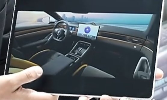 尚界Z7、尚界Z7T内饰座椅曝光，环抱式拼色运动座椅，中间一个中控屏车机，下面双