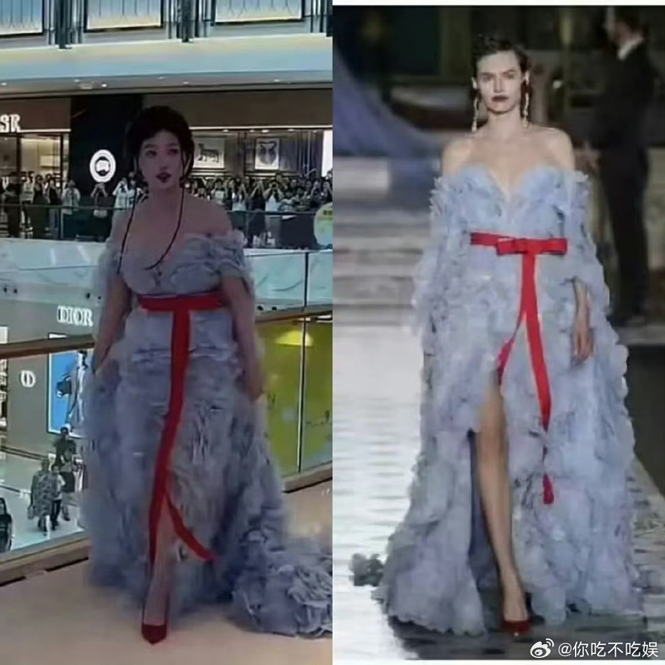 这应该就是传说中的买家秀跟卖家秀吧。 