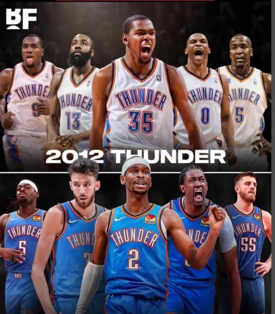不懂就问：12年雷霆跟今年的雷霆打一轮系列赛，哪边能赢？NBA