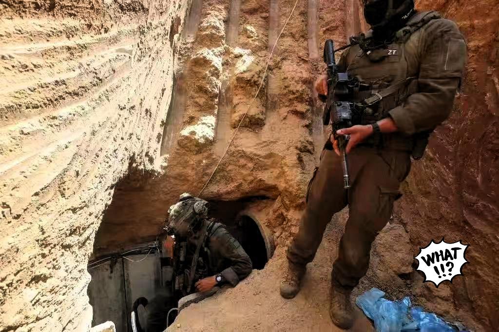 以军控制区还有200名哈马斯被困在独立地道里，洞口都被以军控制了，根本无法撤退！