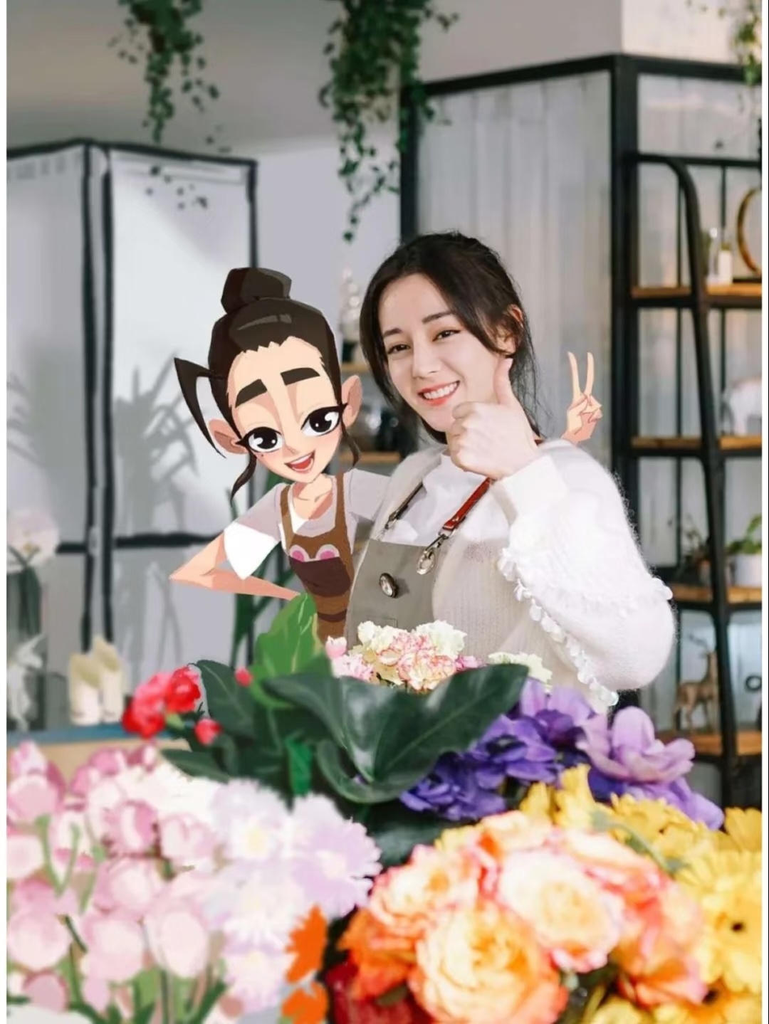 迪丽热巴和她的分身妹妹迪丽冷巴谁还记得我们冷巴妹妹～ 