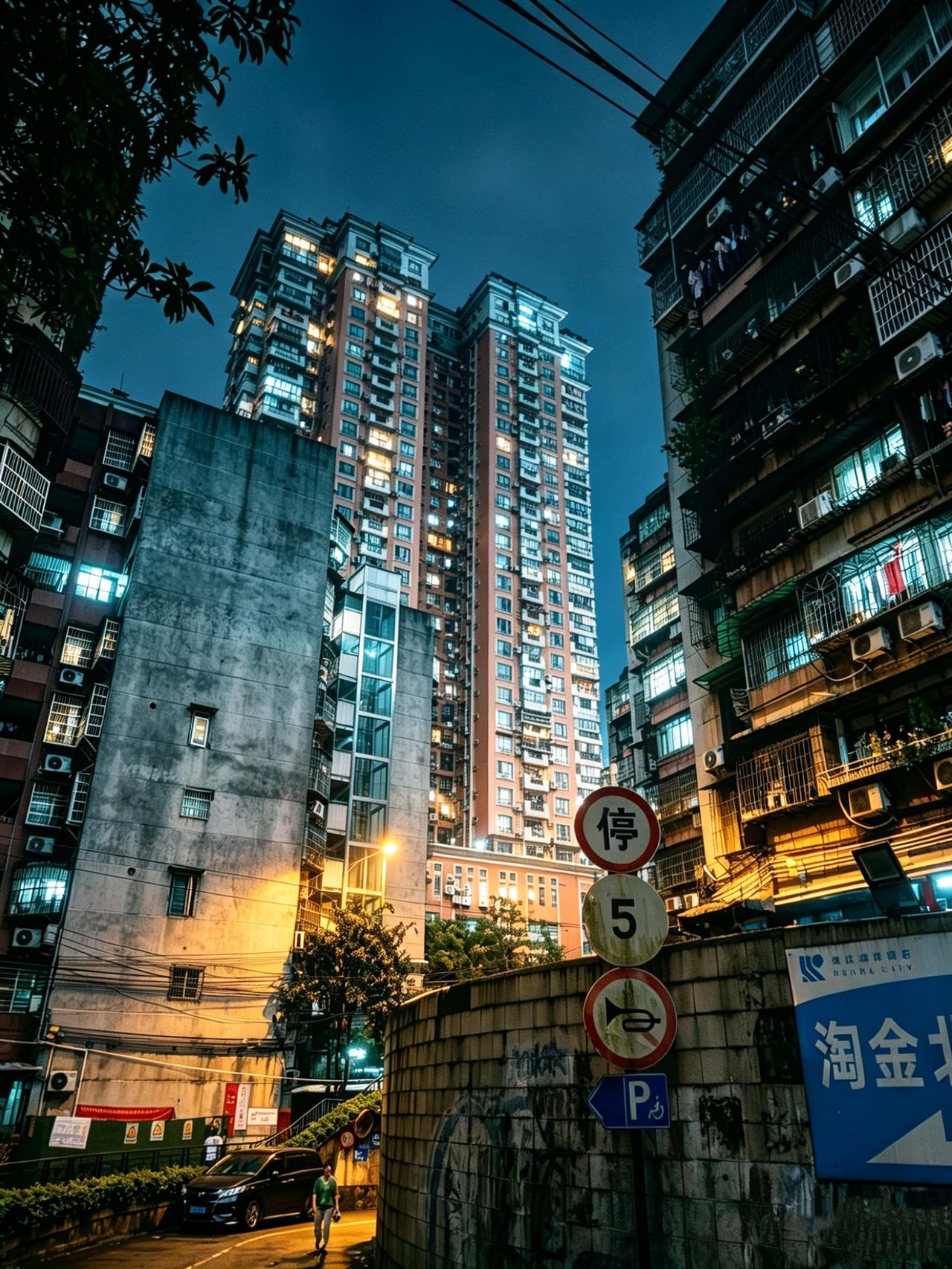 广产片之大淘金
淘金入夜，雨雾漫街
高楼霓虹，旧宅暖灯
老广的港式浪漫，尽在越秀