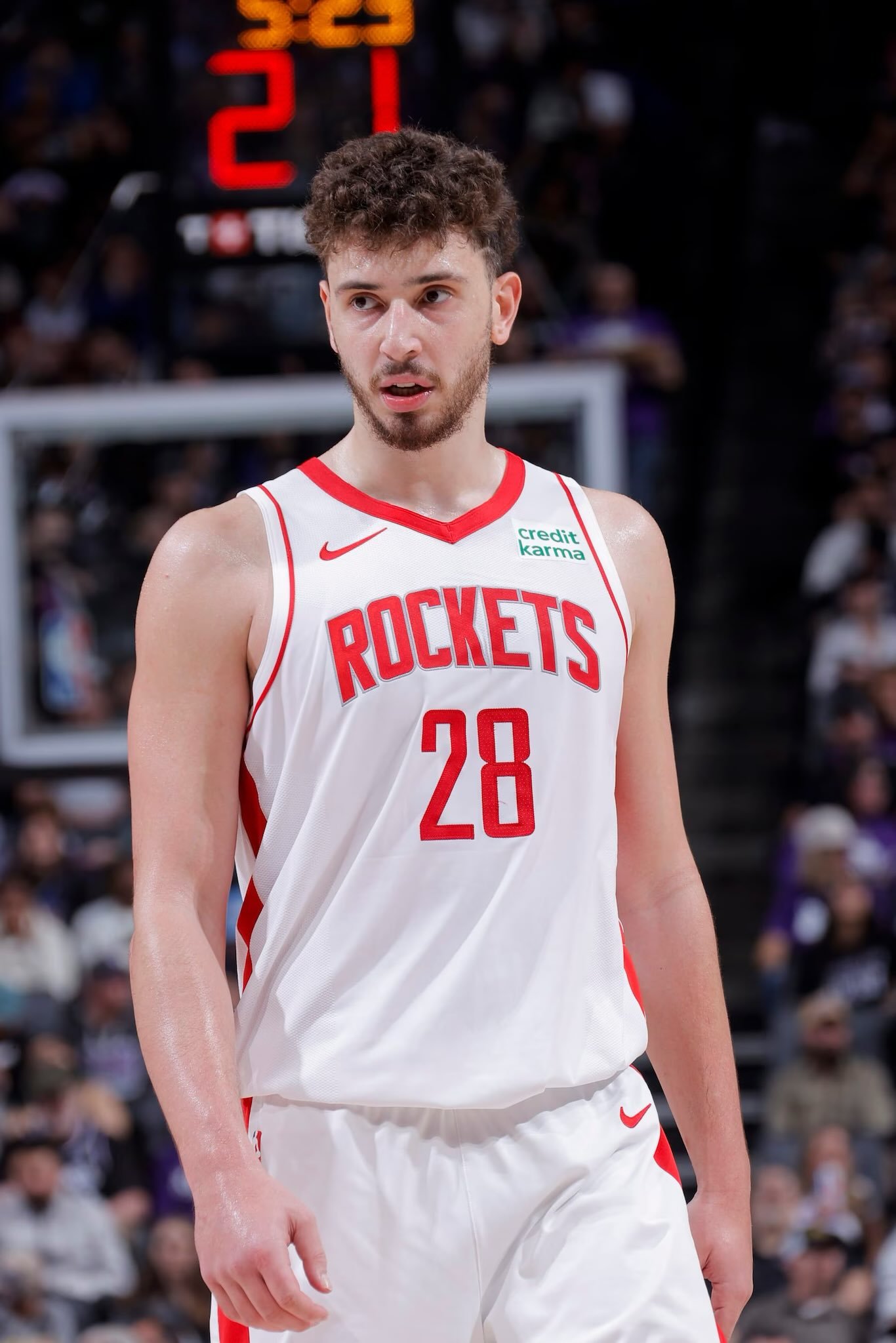 申京明明没三分能力，硬投啊。火箭vs掘金