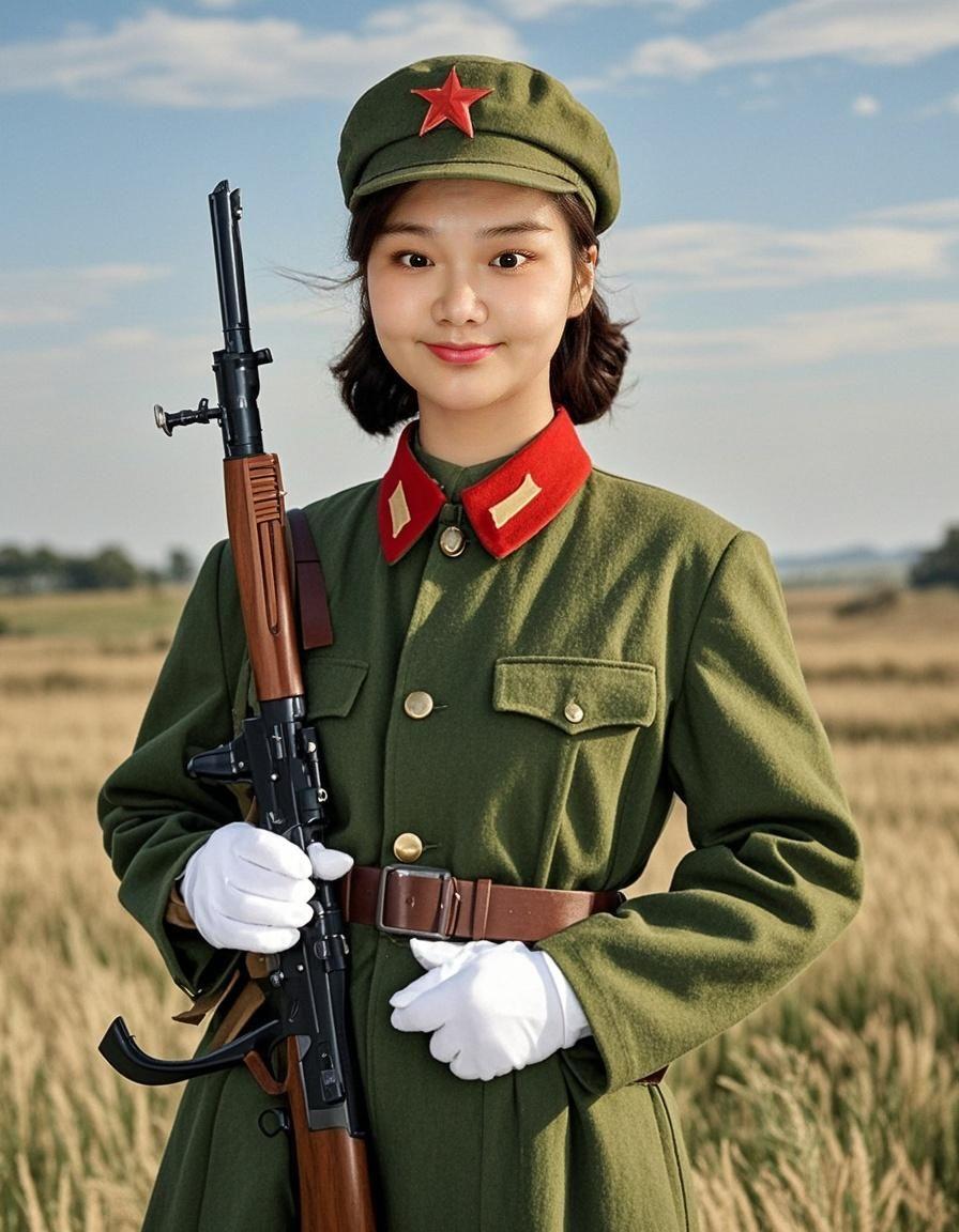 AI戎装青年风采